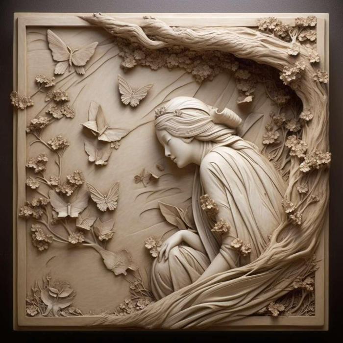 نموذج ثلاثي الأبعاد لآلة CNC 3D Art 